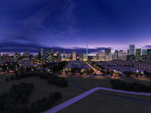 city night 3D Model