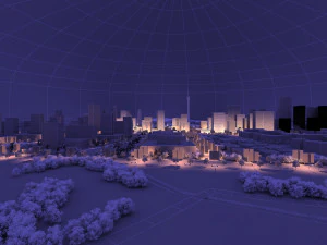 city night 3D Model
