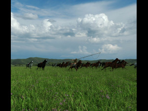 set the horse 3D-Modell