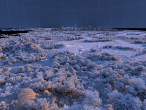 city early morning 3D मॉडल