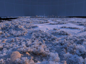 city early morning 3D Model
