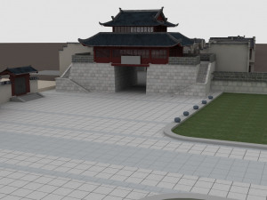 ancient architecture Model 3D