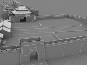 ancient architecture Model 3D
