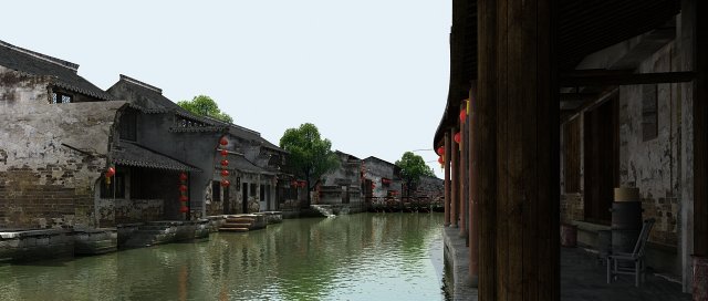 ancient architecture 3D 模型 .c4d .max .obj .3ds .fbx .stl .blend 