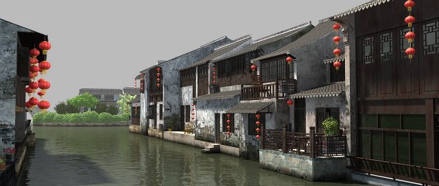 ancient architecture 3D Model .c4d .max .obj .3ds .fbx .stl .blend 