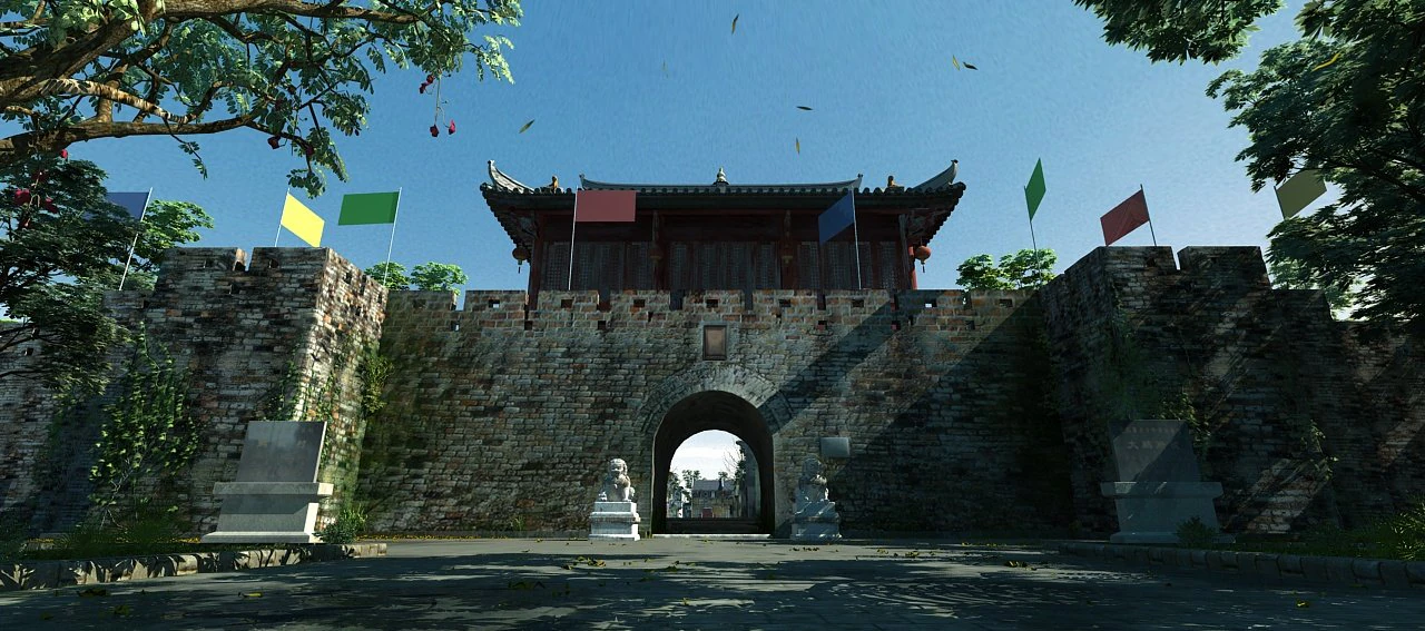 ancient architecture 3D Model .c4d .max .obj .3ds .fbx .stl .blend 