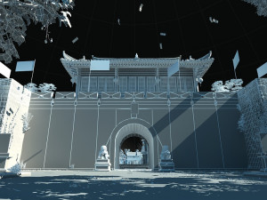 ancient architecture 3D मॉडल