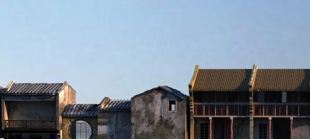ancient architecture Model 3D .c4d .max .obj .3ds .fbx .stl .blend 