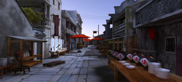 ancient architecture 3D 模型 .c4d .max .obj .3ds .fbx .stl .blend