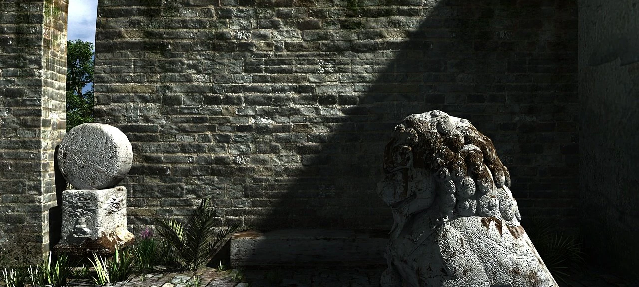 ancient architecture 3D Model .c4d .max .obj .3ds .fbx .stl .blend