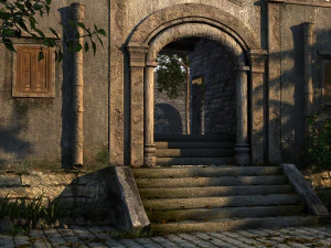 edificio antico Modello 3D