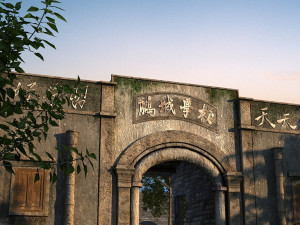 ancient building 3D 模型