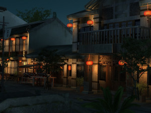 ancient building Model 3D