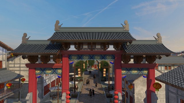 ancient architecture Model 3D .c4d .max .obj .3ds .fbx .stl .blend 