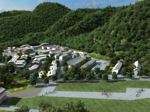 qingquan temple Modello 3D
