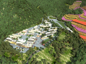 qingquan temple Modello 3D