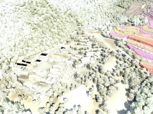 qingquan temple Modello 3D