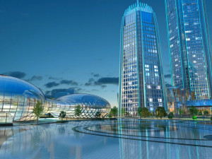 city building Modèle 3D