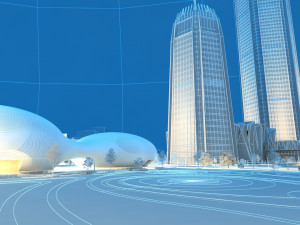 city building Modèle 3D