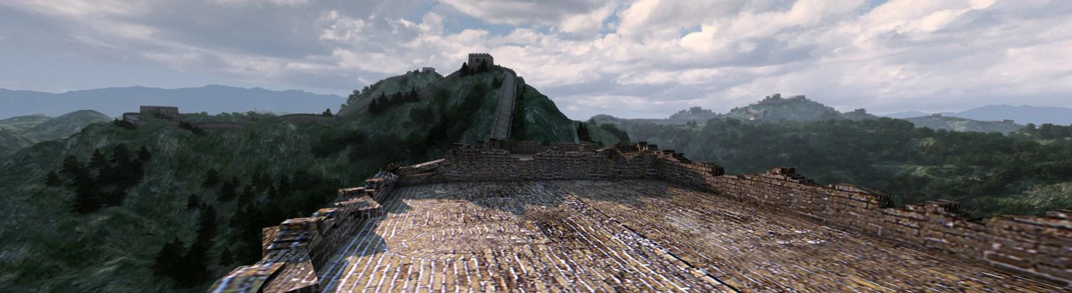 great wall 3D Model .c4d .max .obj .3ds .fbx .stl .blend 
