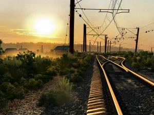 chemin de fer Modèle 3D