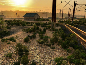 railway Modelo 3D