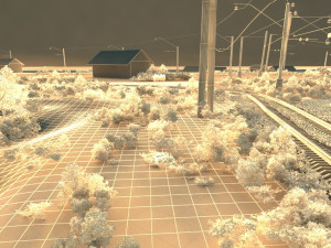 railway Modelo 3D