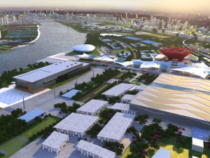 shanghai bund 3Dモデル