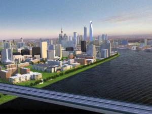 shanghai bund 3D Model