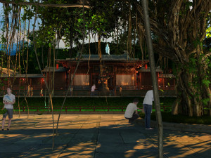 guanyin temple 3Dモデル