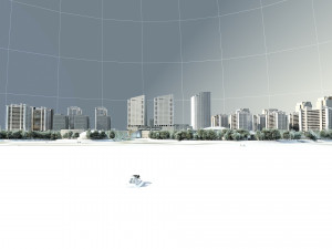 city building 3D मॉडल