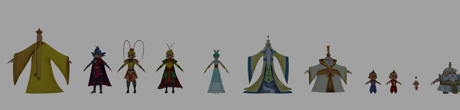 cartoon character 3D Model .c4d .max .obj .3ds .fbx .stl .blend 