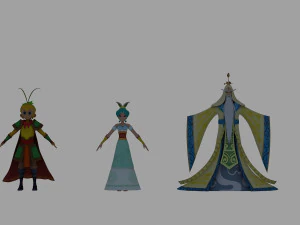 мультипликационный персонаж 3D Модель