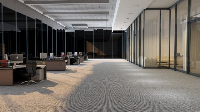 office 3D Модель .c4d .max .obj .3ds .fbx .stl .blend 