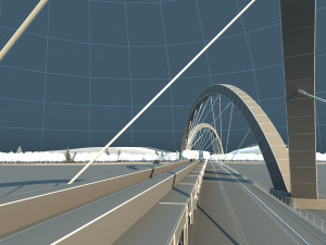 high-speed rail 3D Model