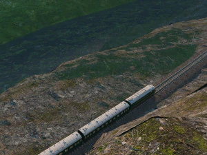 railway 3D Model