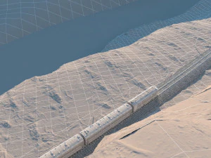 railway 3D Model