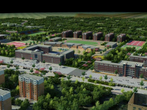 constru&ccedil;&atilde;o da cidade Modelo 3D