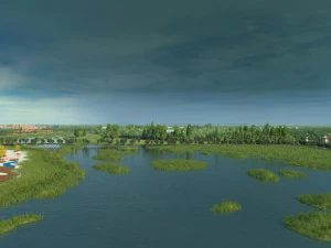 zones humides Modèle 3D