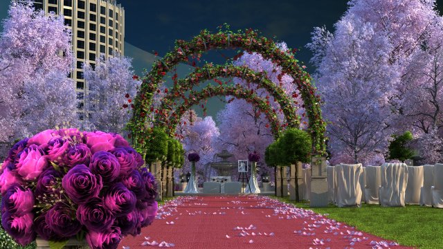 wedding 3D Modell .c4d .max .obj .3ds .fbx .stl .blend 
