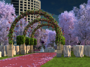 wedding 3D Modell