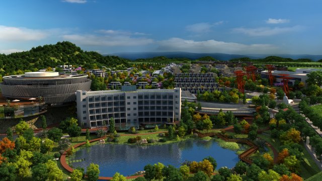 city building Model 3D .c4d .max .obj .3ds .fbx .stl .blend 
