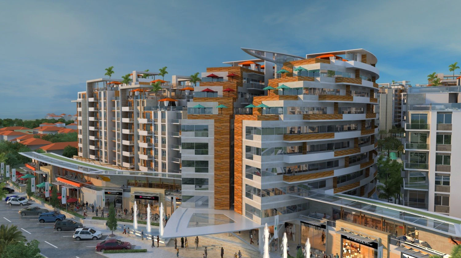 забудова міста 3D Модель .c4d .max .obj .3ds .fbx .stl .blend 