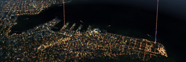 city building 3Dモデル .c4d .max .obj .3ds .fbx .stl .blend