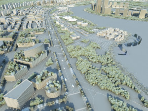 city building 3D 모델