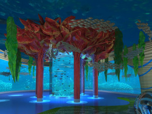 underwater landscape 3D Model