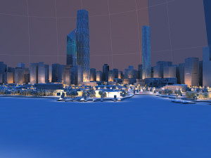 city building 3D मॉडल