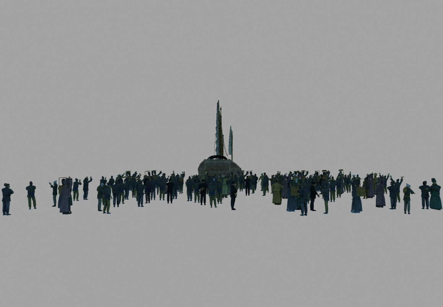 ancient crew 3D Model .c4d .max .obj .3ds .fbx .stl .blend 