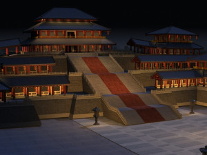 afang palace Modelo 3D