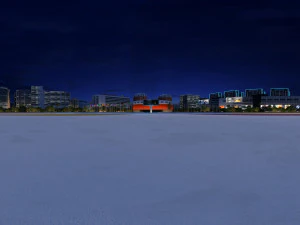 bangunan kota Model 3D